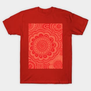 Grapefruit Anemone Flowers T-Shirt